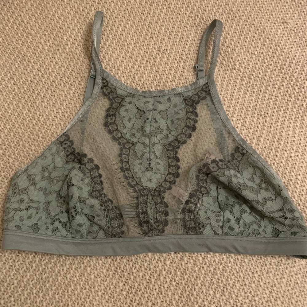 Green Lace Bralette